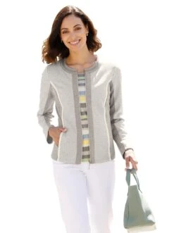 Calvin Klein Curve Jurk Met Overhemdkraag INCLU DRAPY TENCEL SHIRT DRESS -TrendyTijd Verkoop casual looks jasje jersey blazer grijs