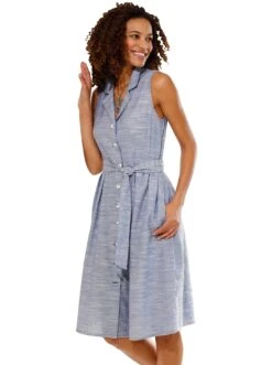 Heine Kanten Jurk 23 Heine Kanten Jurk -TrendyTijd Verkoop casual looks jerseyjurk blauw 1