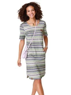 Alife And Kickin Jerseyjurk SunnyAK Leuke Jurk In 2-in-1-stijl (set, 2-delig, Met T-shirt) -TrendyTijd Verkoop casual looks jerseyjurk grijs 2