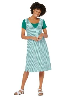 Only Gedessineerde Jurk ONLMARY L/S SMOCK DRESS 19 Only Gedessineerde Jurk ONLMARY L/S SMOCK DRESS -TrendyTijd Verkoop casual looks jerseyjurk groen