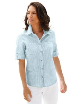 Boysen's Midi-jurk -TrendyTijd Verkoop casual looks lange blouse groen 2