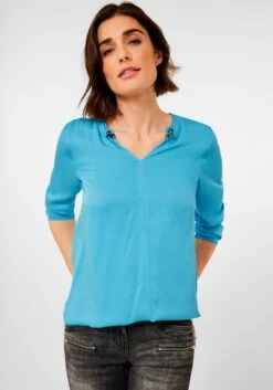 S.Oliver BLACK LABEL Maxi-jurk -TrendyTijd Verkoop cecil blouse zonder sluiting 1