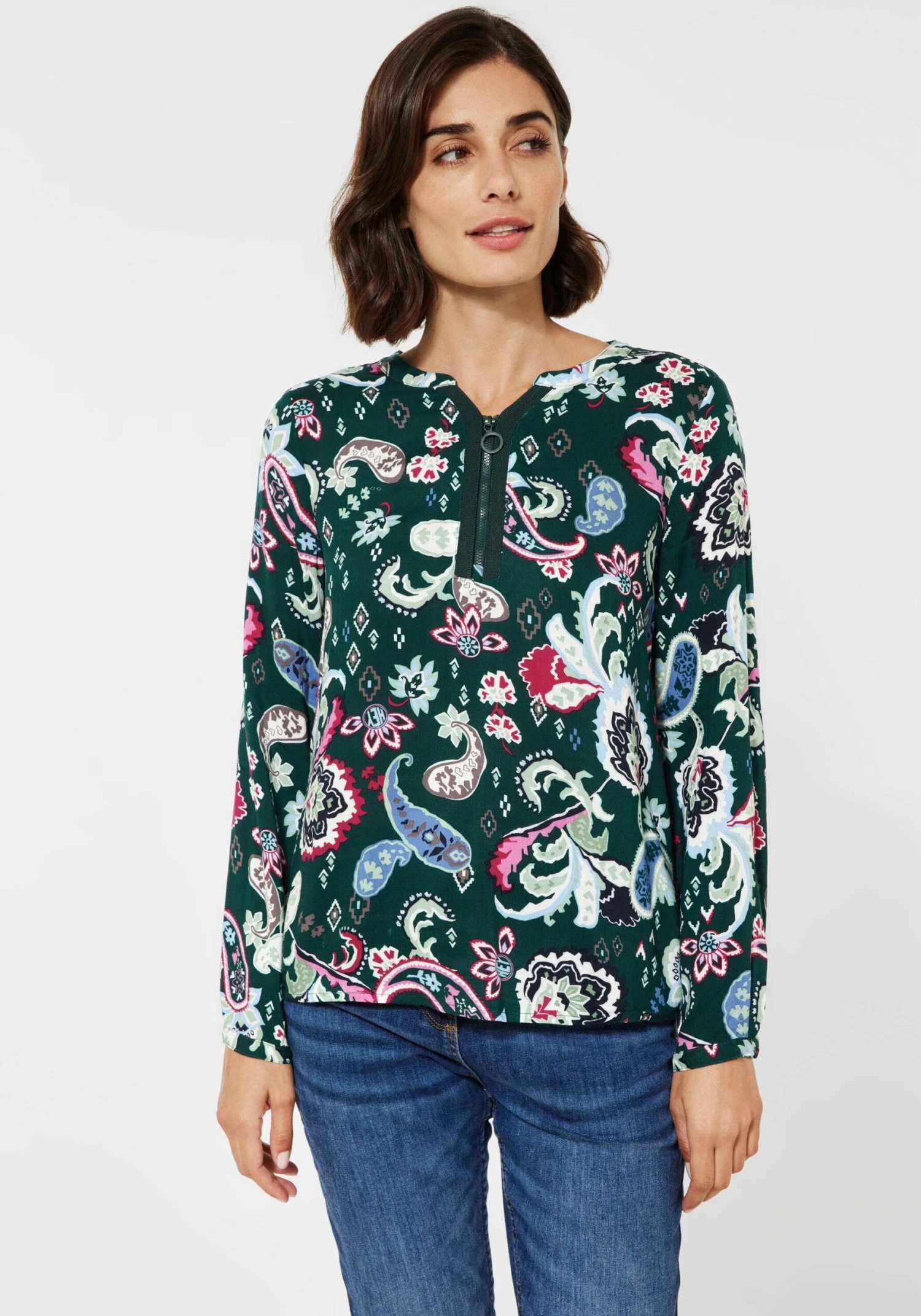 Ambria Gedessineerde Jurk Jerseyjurk 18 Ambria Gedessineerde Jurk Jerseyjurk - Afbeelding 16