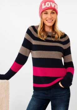 Boysen's Lange Trui Ook Als Mini-jurk Te Dragen Nieuwe Collectie 31 Boysen's Lange Trui Ook Als Mini-jurk Te Dragen Nieuwe Collectie -TrendyTijd Verkoop cecil gestreepte trui