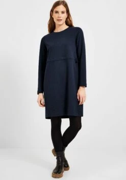 Ambria Gedessineerde Jurk 24 Ambria Gedessineerde Jurk -TrendyTijd Verkoop cecil midi jurk blauw 5