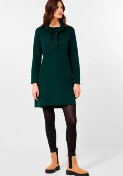 Tom Tailor Denim Tricotjurk Casual Jurk Met Ribstructuur (1-delig) -TrendyTijd Verkoop cecil sweatjurk