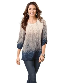 ONLY CARMAKOMA Party-jurk CARMARY 2/4 MESH CALF DRESS JRS 28 ONLY CARMAKOMA Party-jurk CARMARY 2/4 MESH CALF DRESS JRS -TrendyTijd Verkoop classic basics gedessineerde blouse blauw