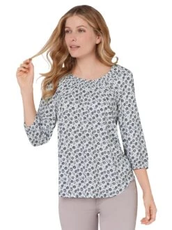 Aniston SELECTED Maxi-jurk Met Plooi Bij De Bandjes -TrendyTijd Verkoop classic inspirationen blouse zonder sluiting beige 3