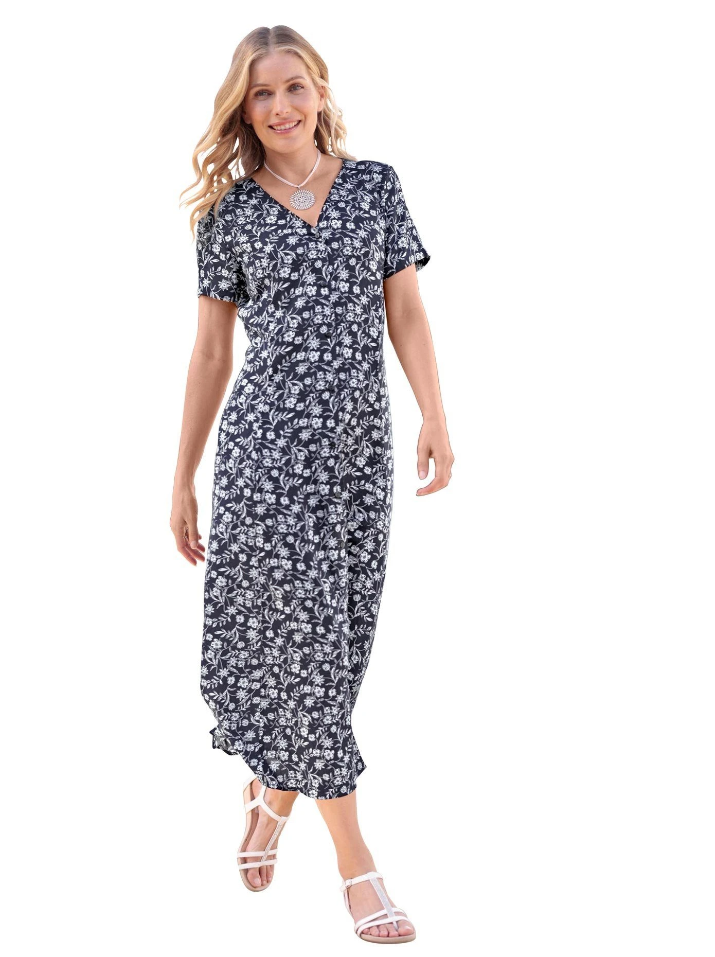 Tom Tailor Gedessineerde Jurk In Recht Model Met Smalle Bindceintuur 14 Tom Tailor Gedessineerde Jurk In Recht Model Met Smalle Bindceintuur - Afbeelding 12