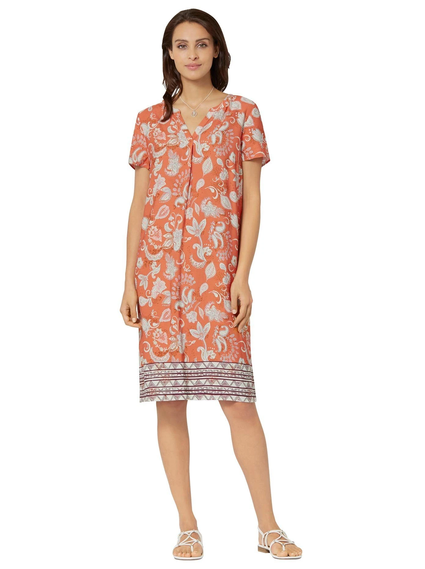 Classic Inspirationen Gedessineerde Jurk Tuniekjurk 4 Classic Inspirationen Gedessineerde Jurk Tuniekjurk - Afbeelding 2