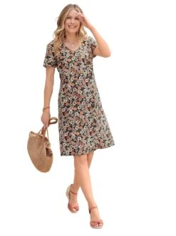 Only Maxi-jurk ONLWINNER S/L MAXI DRESS 27 Only Maxi-jurk ONLWINNER S/L MAXI DRESS -TrendyTijd Verkoop classic inspirationen gedessineerde jurk zwart 3