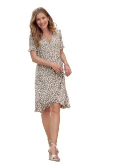 Heine Maxi-jurk 25 Heine Maxi-jurk -TrendyTijd Verkoop classic inspirationen jerseyjurk bruin 1