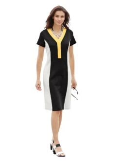 Bugatti Jurk Met Overhemdkraag 25 Bugatti Jurk Met Overhemdkraag -TrendyTijd Verkoop classic inspirationen jerseyjurk zwart 2