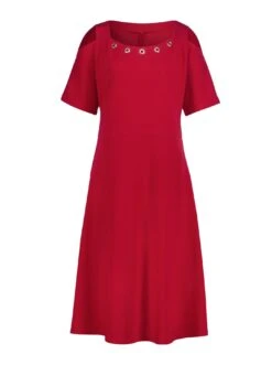 Classic Inspirationen Jurk In A-lijn Jerseyjurk 21 Classic Inspirationen Jurk In A-lijn Jerseyjurk -TrendyTijd Verkoop classic inspirationen jurk in a lijn jerseyjurk rood 3