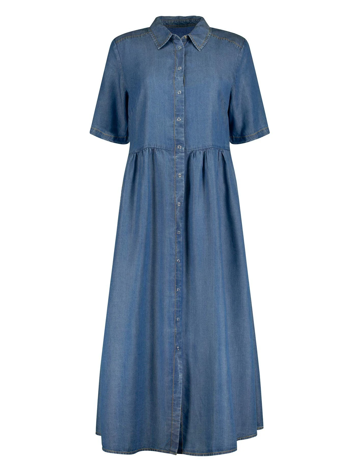 Classic Inspirationen Jurk Met Overhemdkraag Jurk 6 Classic Inspirationen Jurk Met Overhemdkraag Jurk - Afbeelding 4