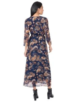 Classic Inspirationen Maxi-jurk -TrendyTijd Verkoop classic inspirationen maxi jurk blauw 3