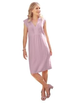 Calvin Klein Curve Jurk Met Overhemdkraag INCLUSIVE REC CDC SHIRT DRESS -TrendyTijd Verkoop classic inspirationen zomerjurk roze 1