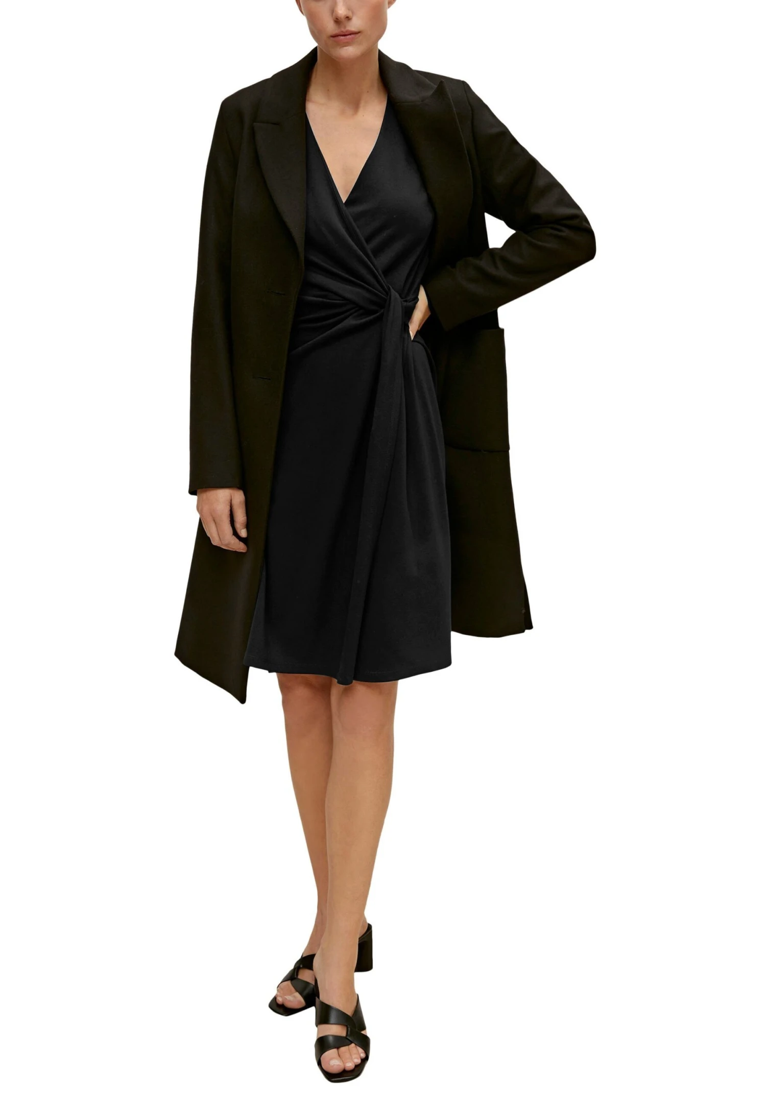 Comma Jerseyjurk Jersey Jurk In Wikkel-look 4 Comma Jerseyjurk Jersey Jurk In Wikkel-look - Afbeelding 2