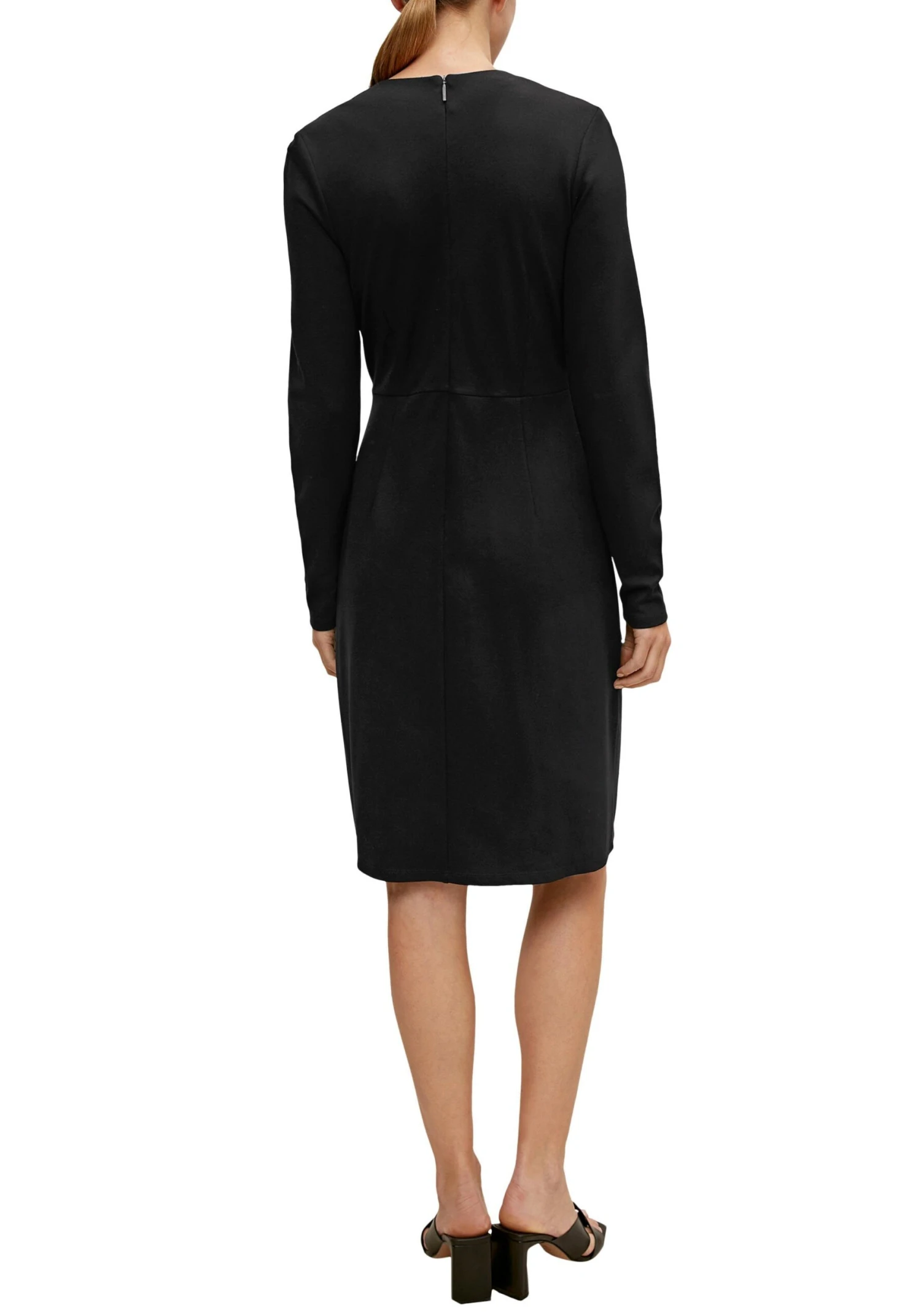 Comma Jerseyjurk Jersey Jurk In Wikkel-look 5 Comma Jerseyjurk Jersey Jurk In Wikkel-look - Afbeelding 3