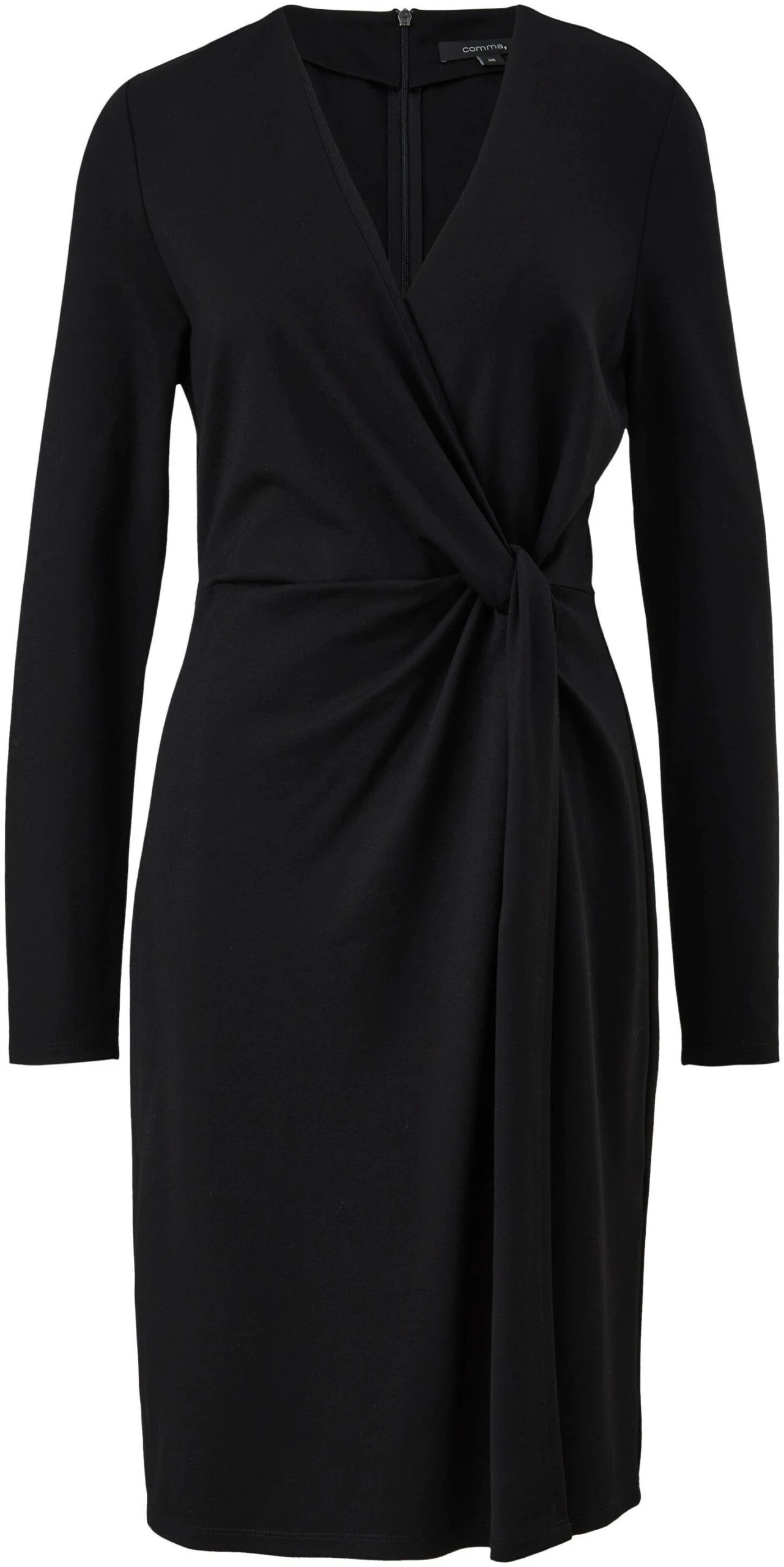 Comma Jerseyjurk Jersey Jurk In Wikkel-look 6 Comma Jerseyjurk Jersey Jurk In Wikkel-look - Afbeelding 4