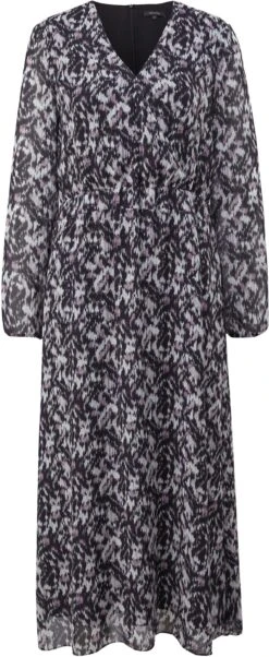 Comma Maxi-jurk 20 Comma Maxi-jurk -TrendyTijd Verkoop comma maxi jurk zwart 2