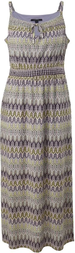 Comma Midi-jurk Met Breimotief All-over -TrendyTijd Verkoop comma midi jurk met breimotief all over multicolor 7