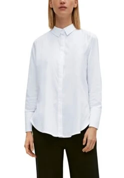 Classic Basics Blousejurkje Jurk -TrendyTijd Verkoop comma overhemdblouse wit