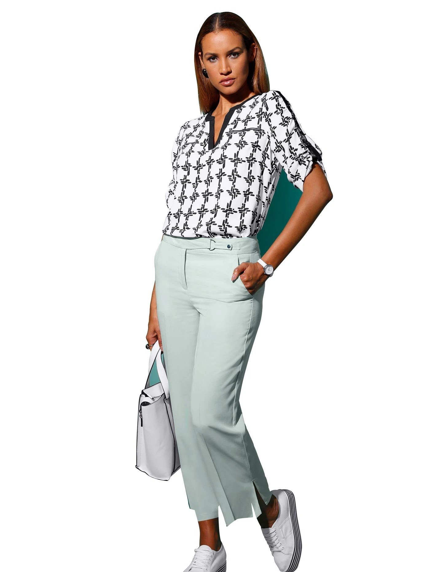 Eterna Jurk Met Overhemdkraag Regular Fit 12 Eterna Jurk Met Overhemdkraag Regular Fit - Afbeelding 10