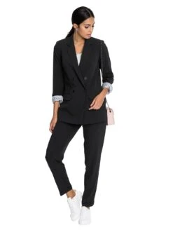 Melrose Maxi-jurk -TrendyTijd Verkoop creation l jasje blazer zwart