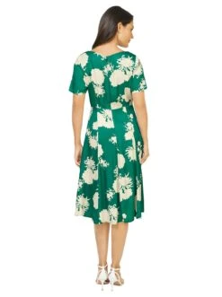 Creation L Jurk In A-lijn Jurk -TrendyTijd Verkoop creation l jurk in a lijn jurk groen 4