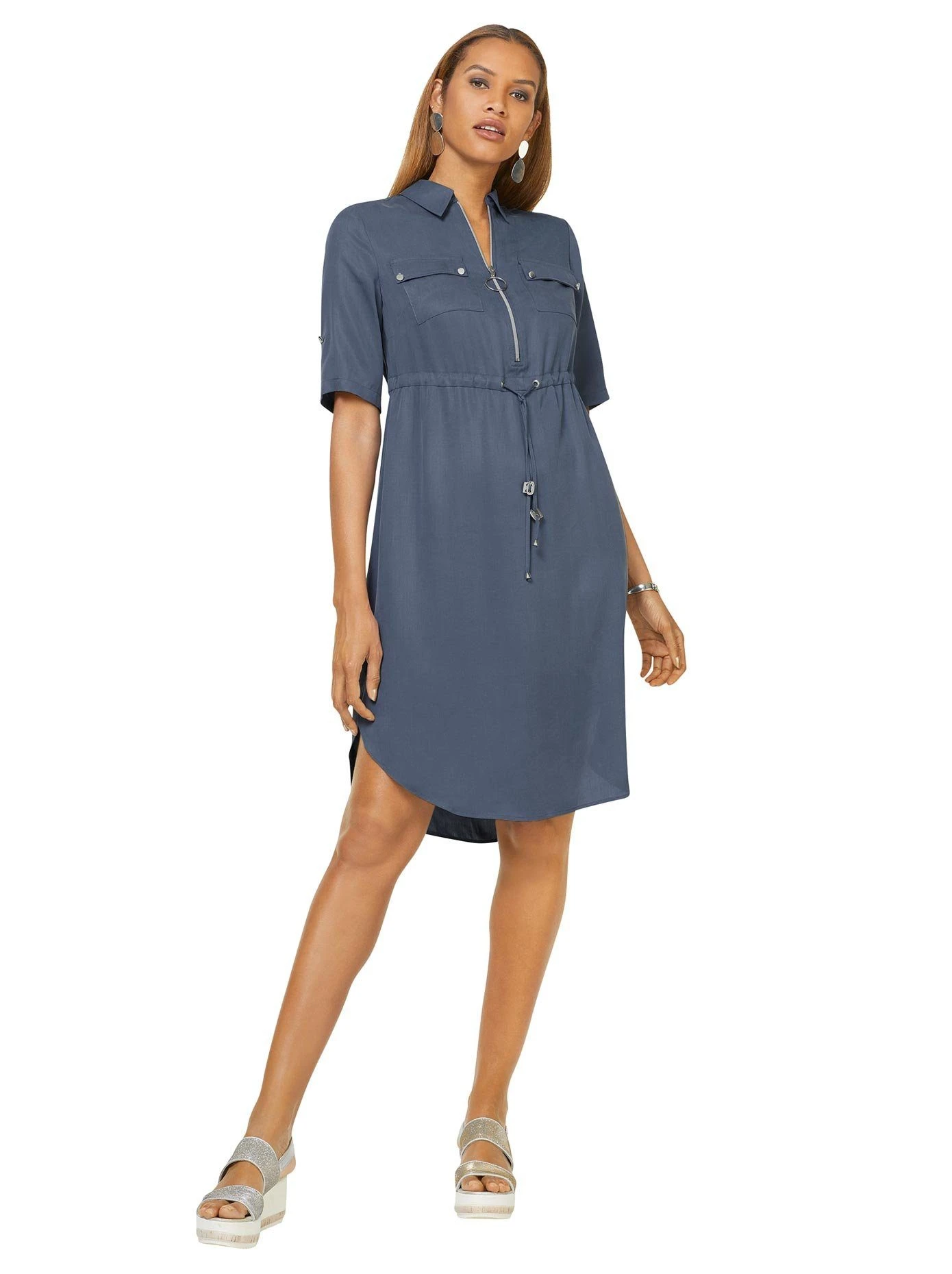 Creation L Jurk Met Overhemdkraag 4 Creation L Jurk Met Overhemdkraag - Afbeelding 2