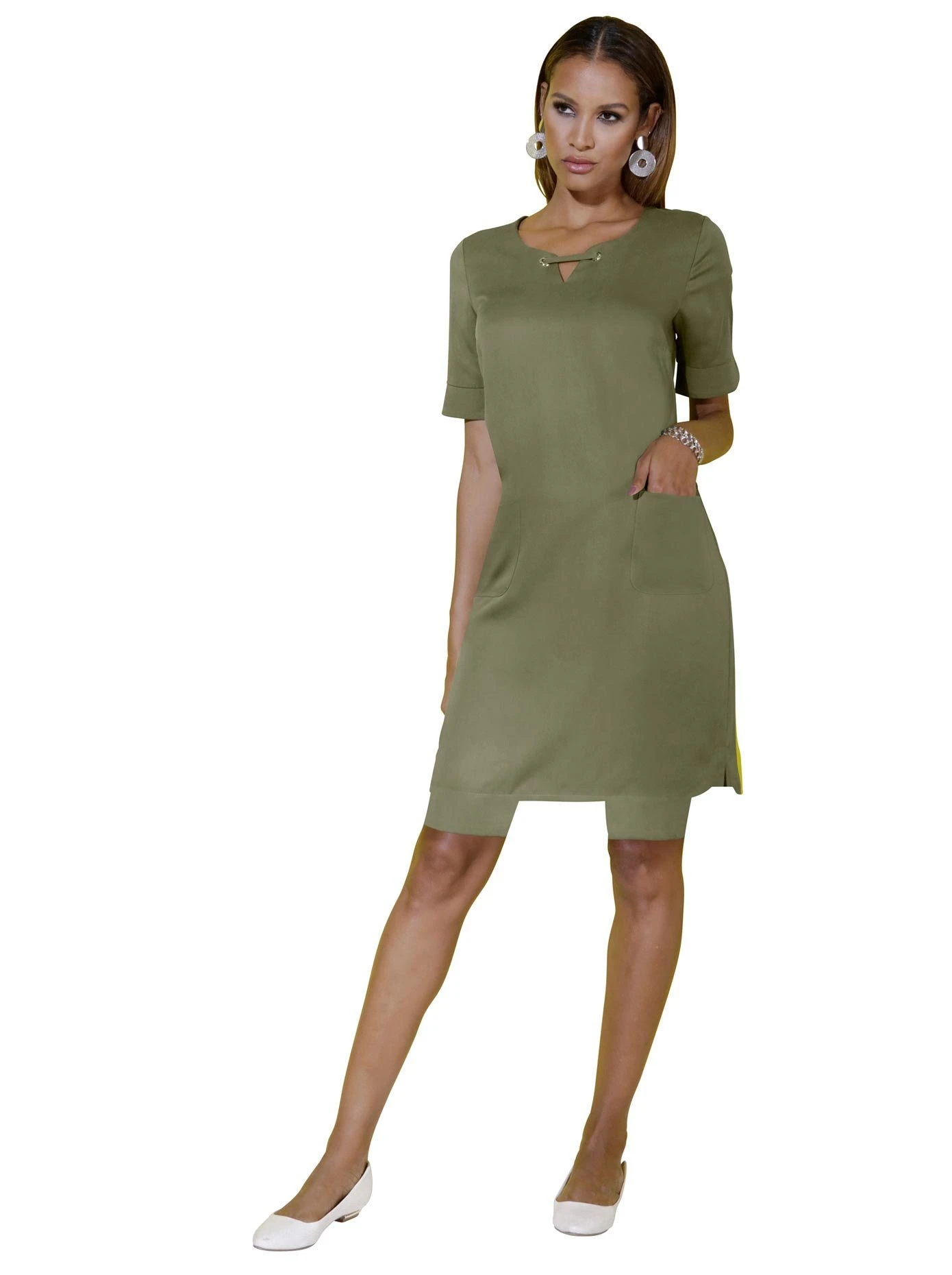 Only Mini-jurk ONLZIGGY 3/4 SHINE DRESS SWT 6 Only Mini-jurk ONLZIGGY 3/4 SHINE DRESS SWT - Afbeelding 4