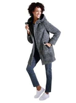 Heine Volantjurk Gedessineerde Jurk -TrendyTijd Verkoop creation l premium lang jack blauw 2