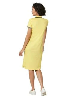 CREATION L PREMIUM Shirtjurk Modal-jurk -TrendyTijd Verkoop creation l premium shirtjurk modal jurk geel 2