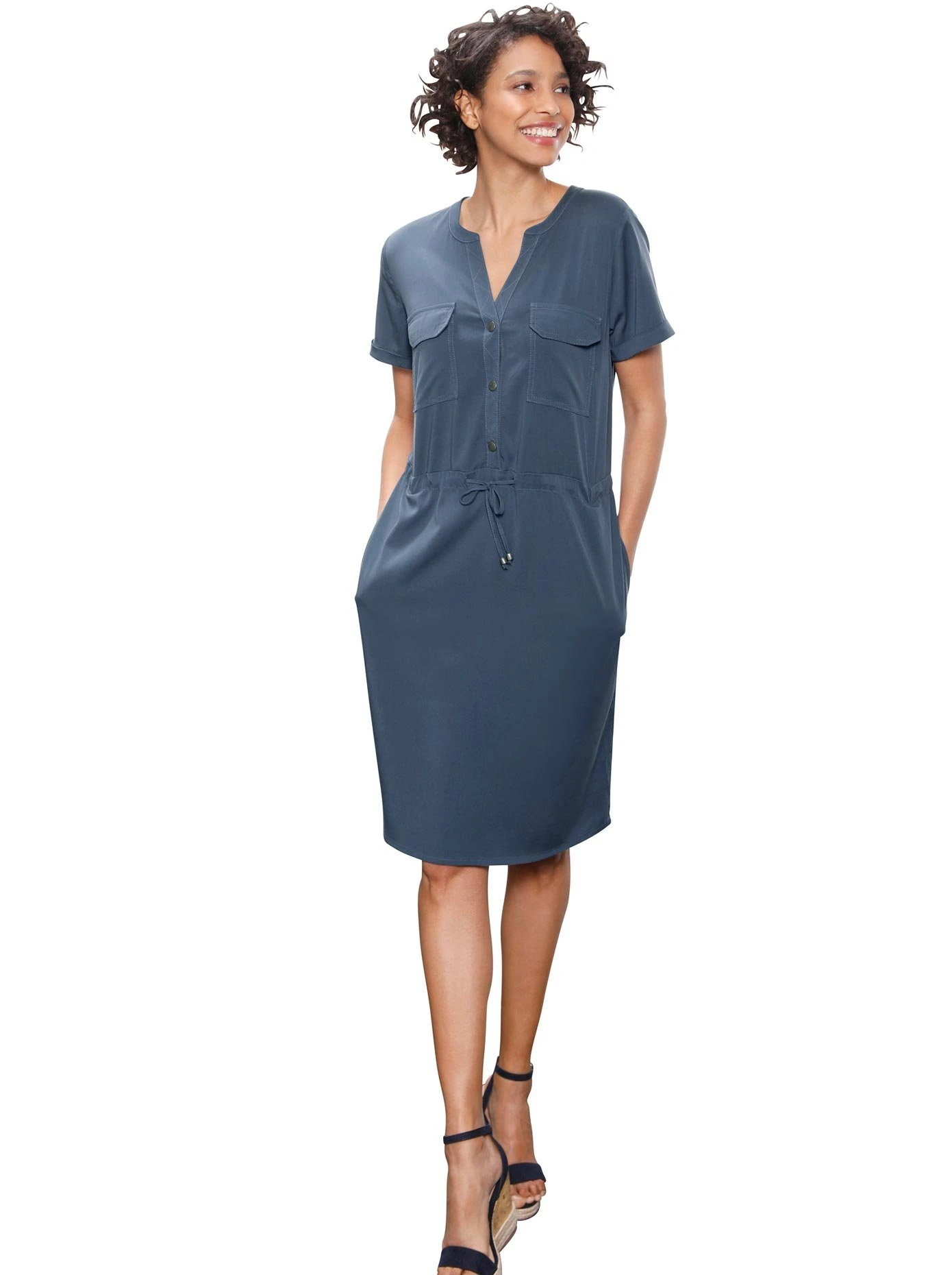 Masai Midi-jurk Nybitten Ruimvallend Zonder Sluiting 14 Masai Midi-jurk Nybitten Ruimvallend Zonder Sluiting - Afbeelding 12