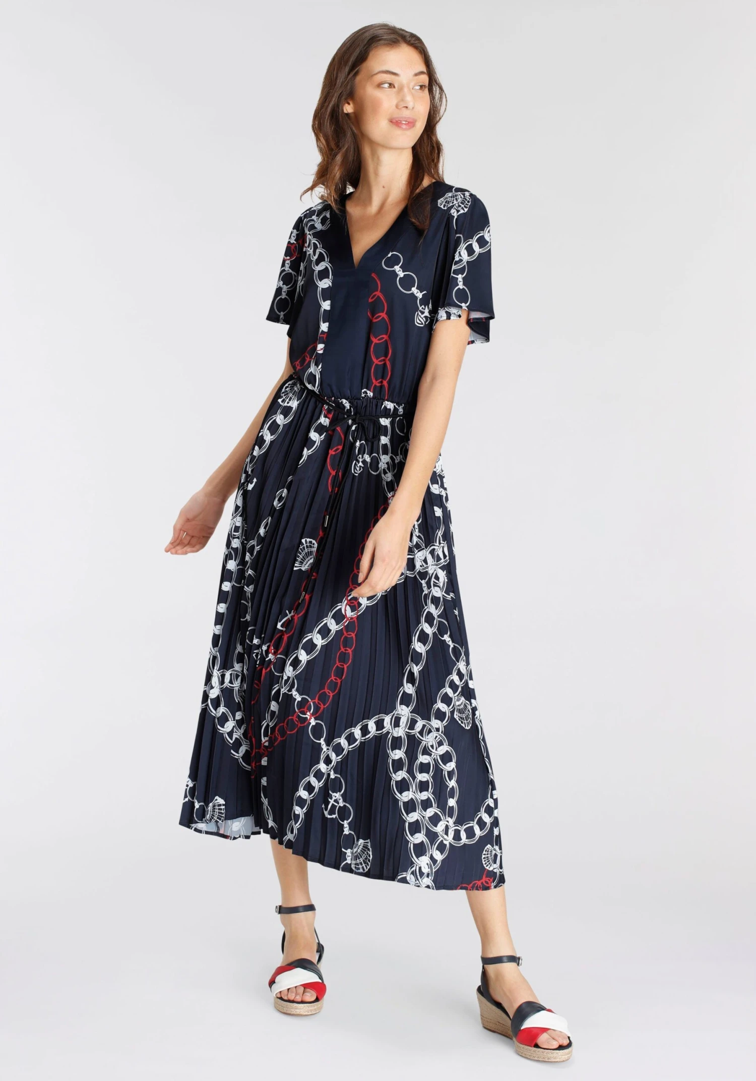 DELMAO Gedessineerde Jurk 3 DELMAO Gedessineerde Jurk