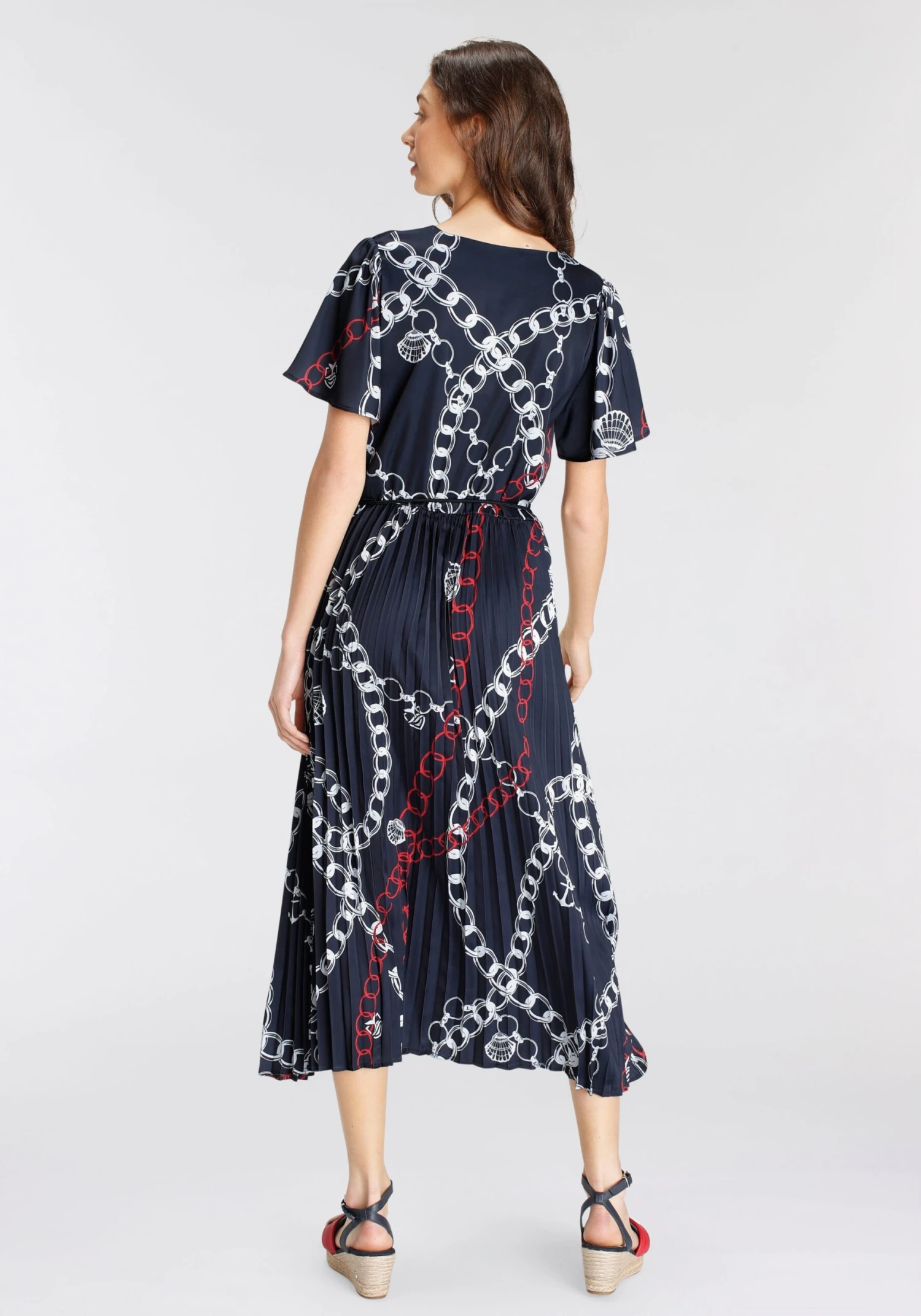 DELMAO Gedessineerde Jurk 4 DELMAO Gedessineerde Jurk - Afbeelding 2