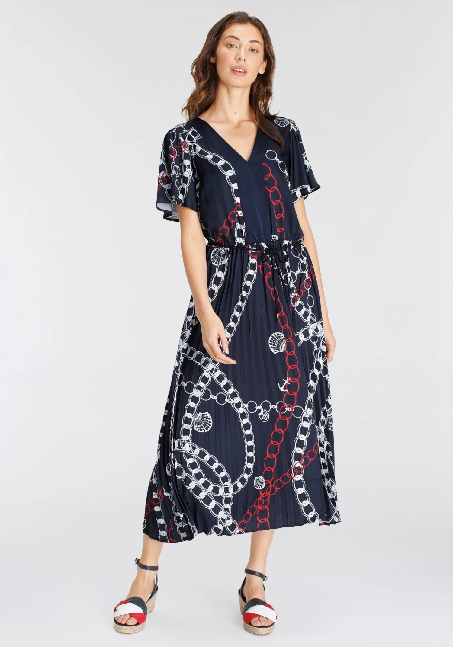 DELMAO Gedessineerde Jurk 6 DELMAO Gedessineerde Jurk - Afbeelding 4