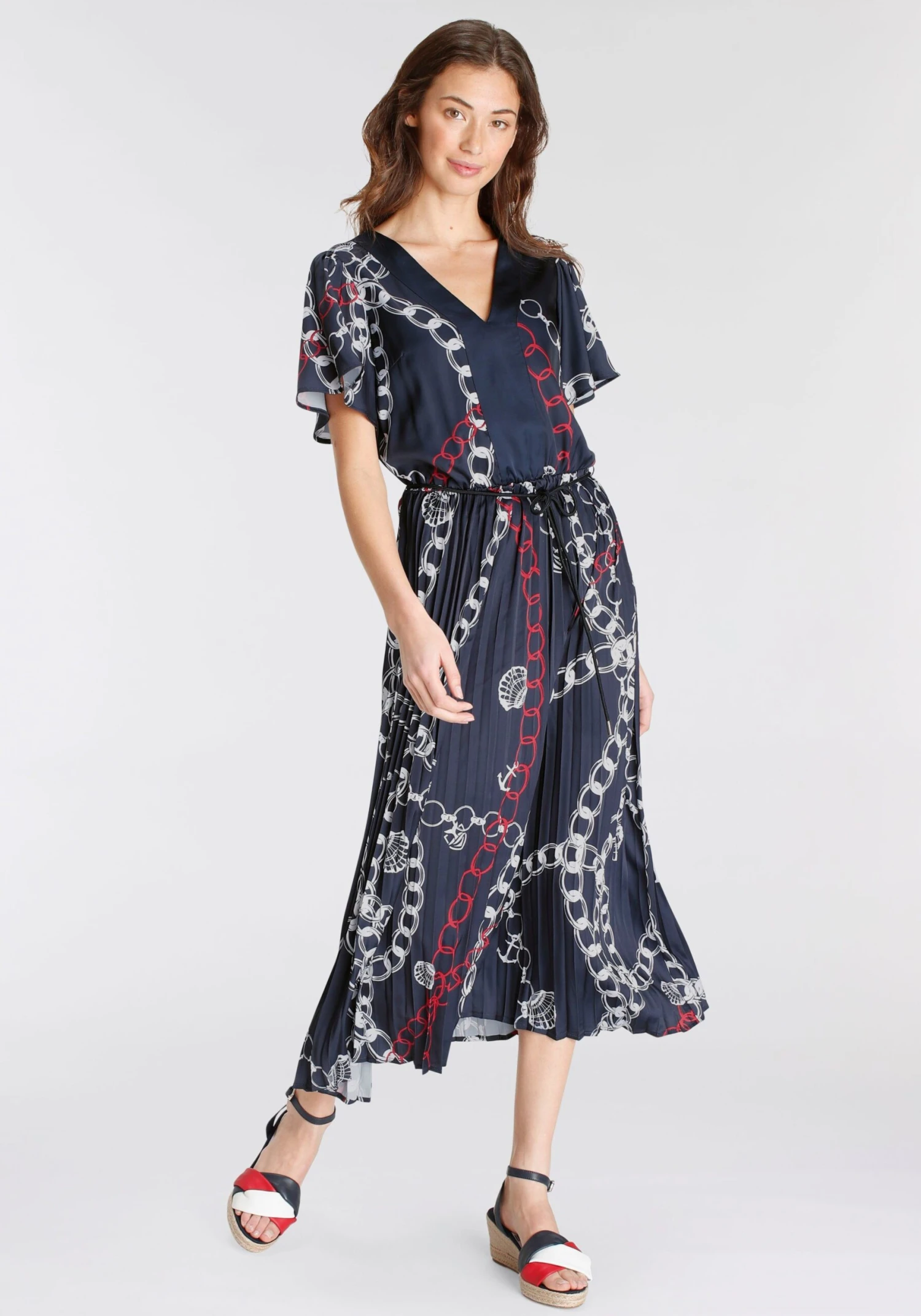 DELMAO Gedessineerde Jurk 9 DELMAO Gedessineerde Jurk - Afbeelding 7