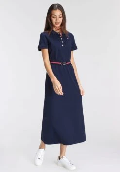 STREET ONE Gedessineerde Jurk 28 STREET ONE Gedessineerde Jurk -TrendyTijd Verkoop delmao polojurk set 2 delig met riem 1