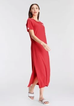 Calvin Klein Curve Jurk Met Overhemdkraag INCLU MONOGRAM SHIRT DRESS -TrendyTijd Verkoop delmao shirtjurk rood 2