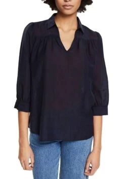 Only Maxi-jurk ONLMAY S/L MIX DRESS -TrendyTijd Verkoop edc by esprit blouse zonder sluiting met pofmouwen blauw 1