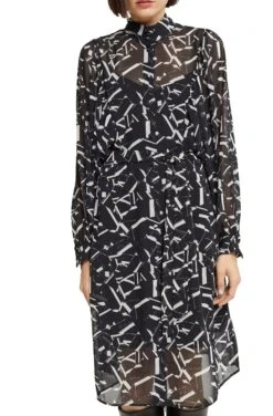 STREET ONE Mini-jurk -TrendyTijd Verkoop esprit collection blousejurkje 2 delig met een bindceintuur 1