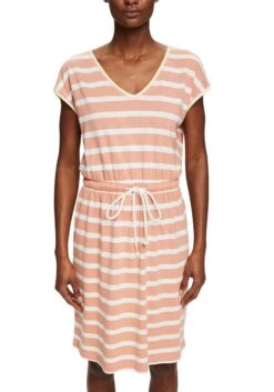 Alessa W. Jurk In A-lijn Gedessineerde Jurk -TrendyTijd Verkoop esprit jerseyjurk in een gestreept patroon roze