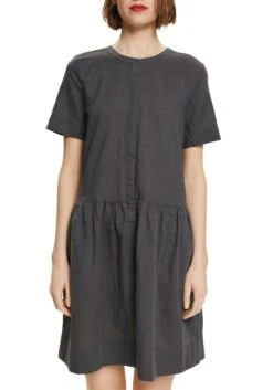 Creation L Jurk Met Overhemdkraag Jurk -TrendyTijd Verkoop esprit zomerjurk met knoopsluiting grijs