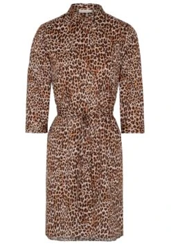 Eterna Jurk Met Overhemdkraag -TrendyTijd Verkoop eterna jurk met overhemdkraag beige 3