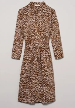 Eterna Jurk Met Overhemdkraag -TrendyTijd Verkoop eterna jurk met overhemdkraag beige 5