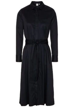 Eterna Jurk Met Overhemdkraag CLASSIC FIT -TrendyTijd Verkoop eterna jurk met overhemdkraag classic fit zwart 5