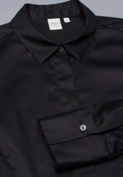 Eterna Jurk Met Overhemdkraag CLASSIC FIT -TrendyTijd Verkoop eterna jurk met overhemdkraag classic fit zwart 6