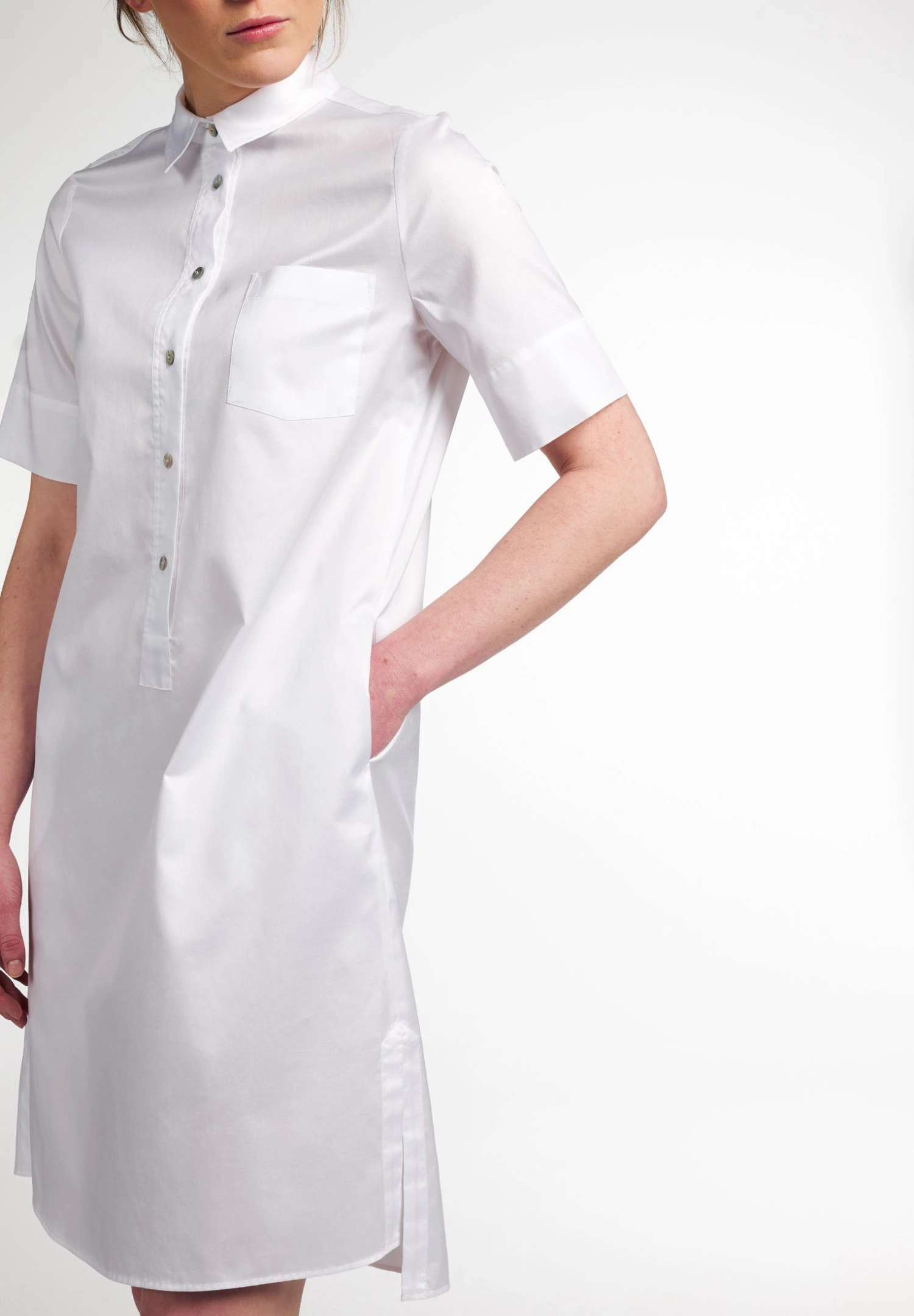 Eterna Jurk Met Overhemdkraag Regular Fit 5 Eterna Jurk Met Overhemdkraag Regular Fit - Afbeelding 3